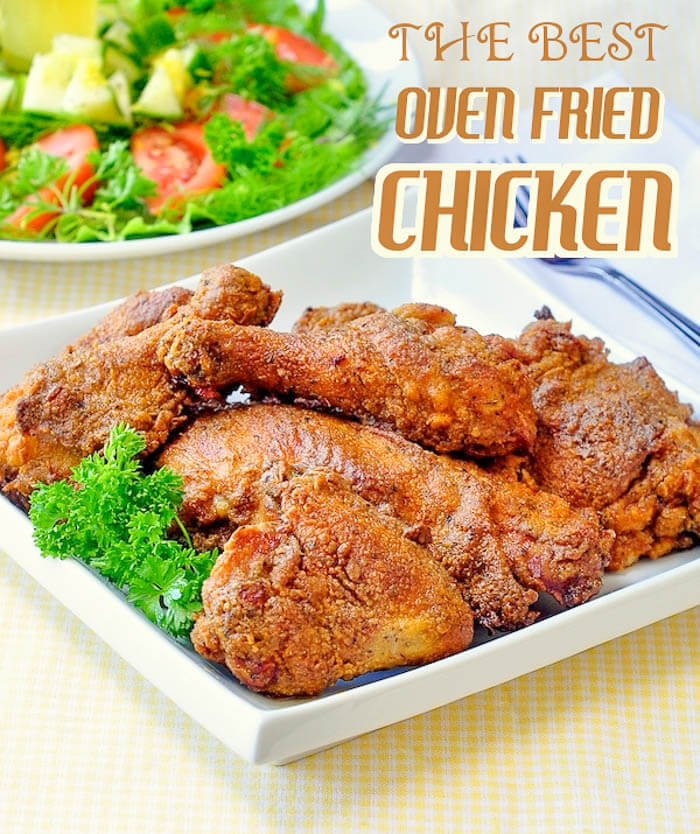 Best Oven Fried Chicken
 The Best Oven Fried Chicken crispy & juicy with a fryer