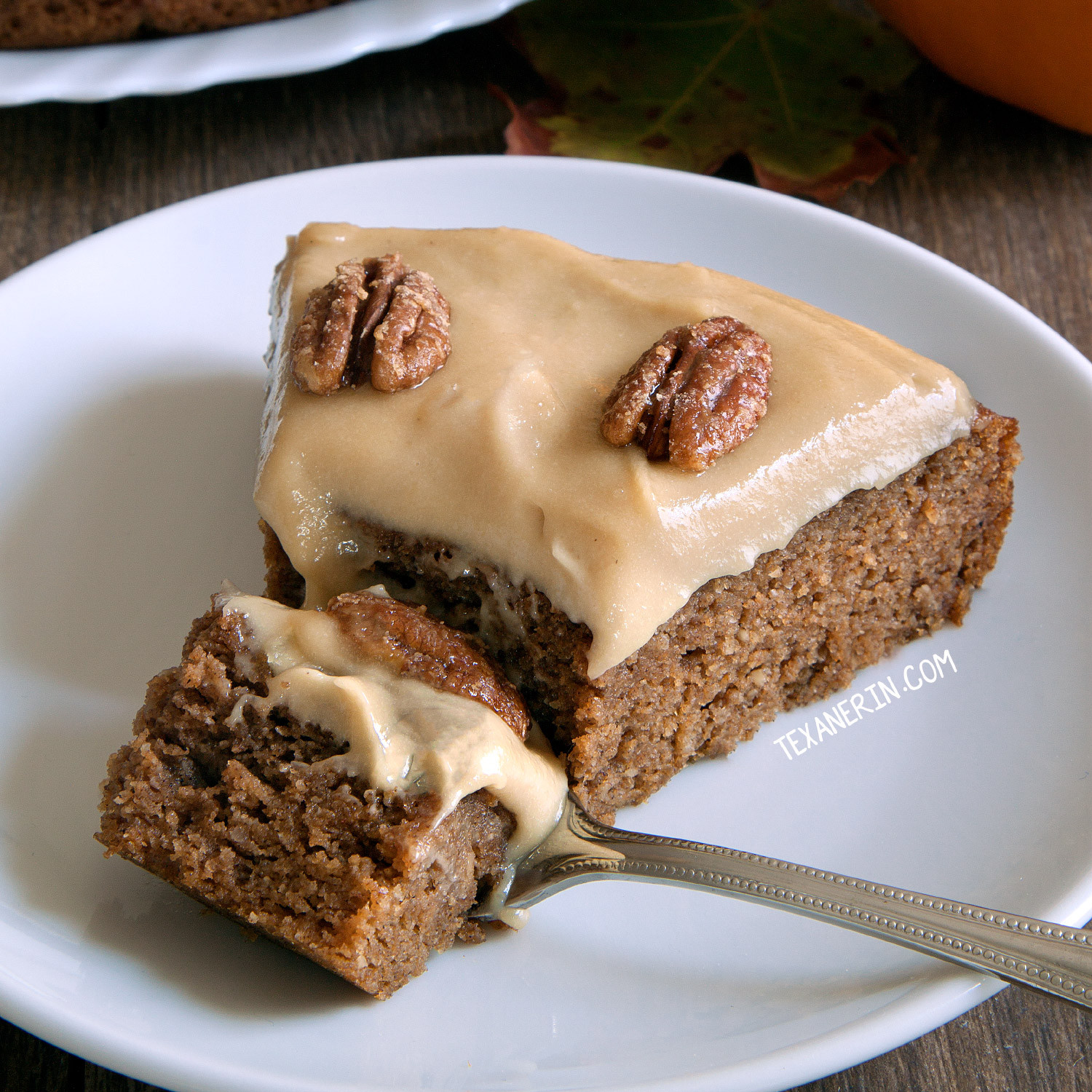 Best Paleo Desserts
 Paleo Pumpkin Cake with Maple Cream Frosting Texanerin