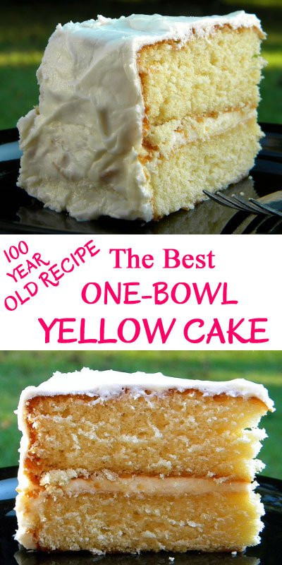 Best Yellow Cake Recipe
 The Best e Bowl Yellow Cake Recipe