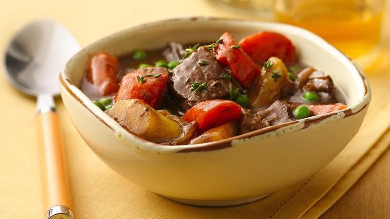 Betty Crocker Beef Stew
 Slow Cooker Caramelized ion Beef Stew recipe from Betty