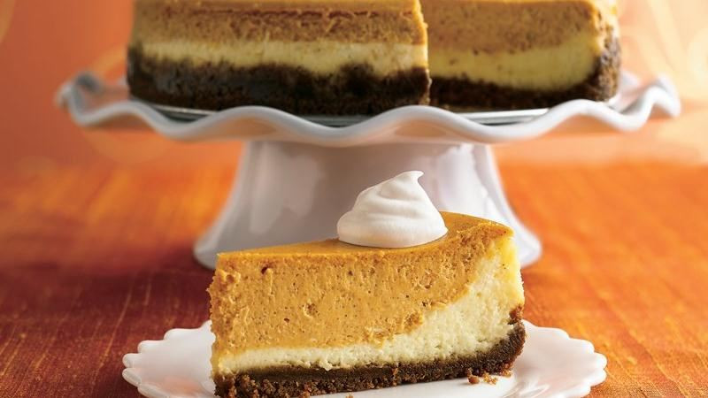 Betty Crocker Pumpkin Pie
 Layered Pumpkin Cheesecake recipe from Betty Crocker