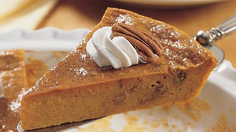 Betty Crocker Pumpkin Pie
 Impossibly Easy Pumpkin Pecan Pie