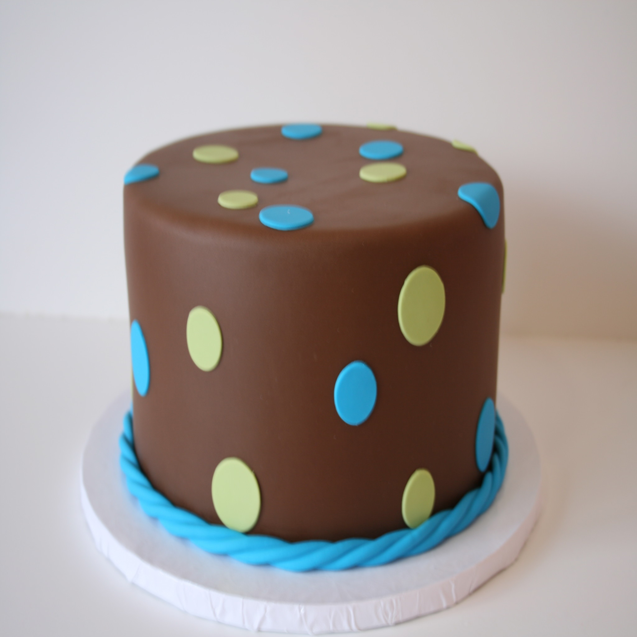 Birthday Cake For Boys
 Mod Cakery Boy Birthday Cakes NJ Brown Dots Cake