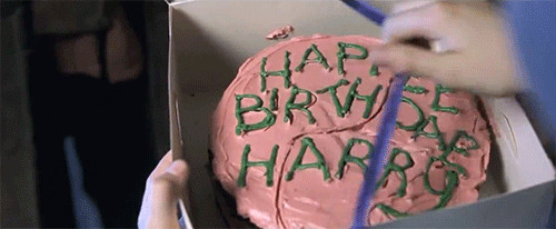 Birthday Cake Gif
 Harry Potter Thank You GIF Find & on GIPHY