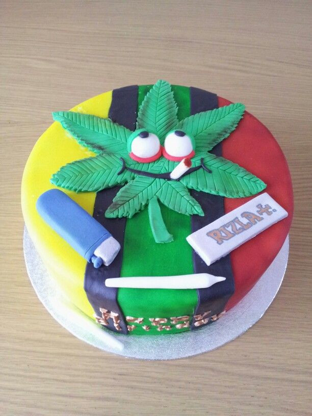 Birthday Cake Weed
 Cannabis cake Legalize Pinterest