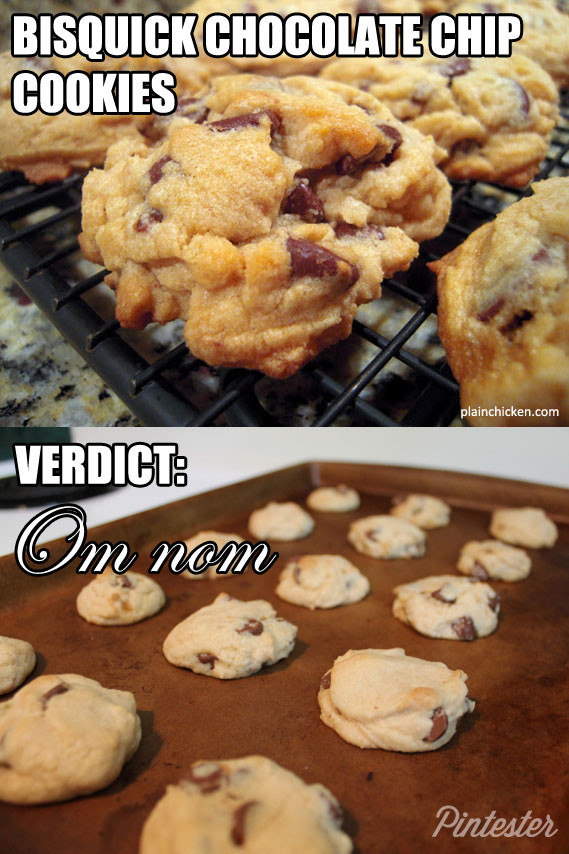 Bisquick Chocolate Chip Cookies
 Pintester