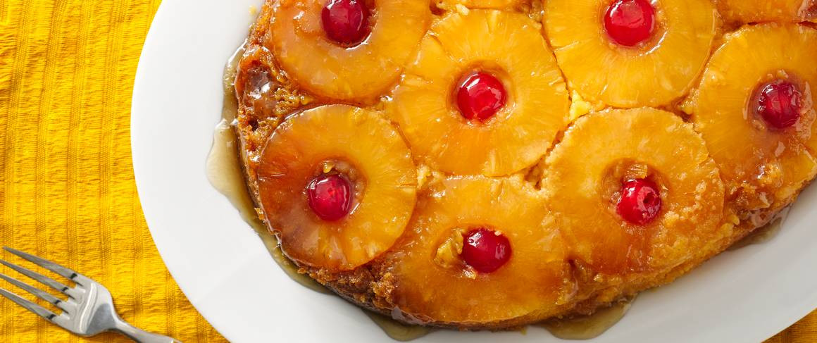 Bisquick Pineapple Upside Down Cake
 Slow Cooker Pineapple Upside Down Cake recipe from Betty