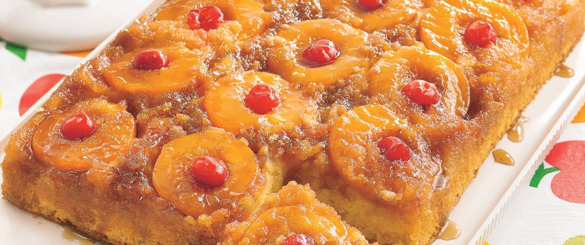 Bisquick Pineapple Upside Down Cake
 Peachy Pineapple Upside Down Cake recipe from Betty Crocker