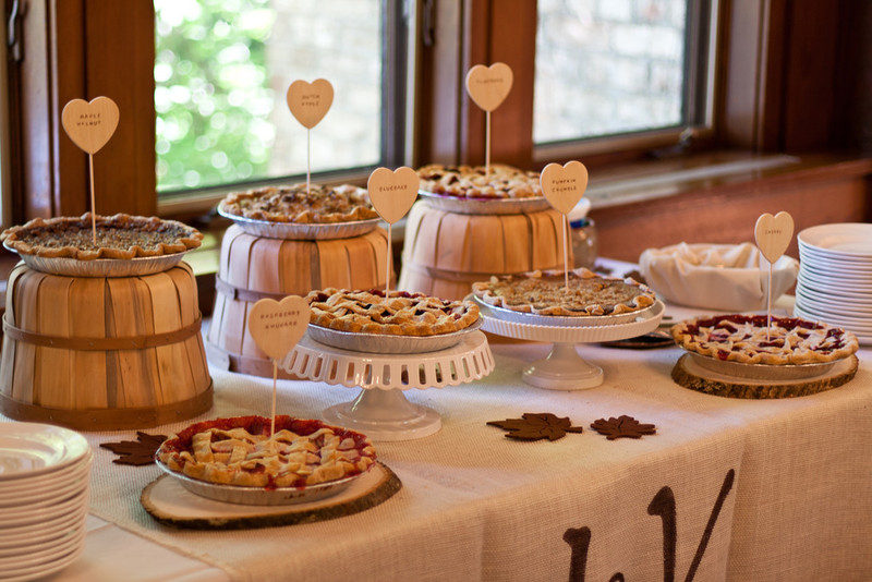 Bistro Dessert Crossword
 My Rustic Pie Table My Rustic DIY Post Wedding