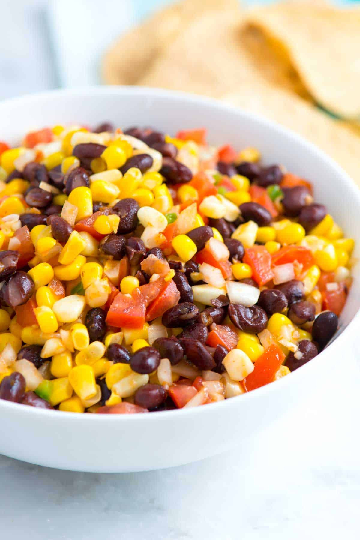 Black Bean Corn Salad
 Smoky Black Bean and Corn Salad Recipe