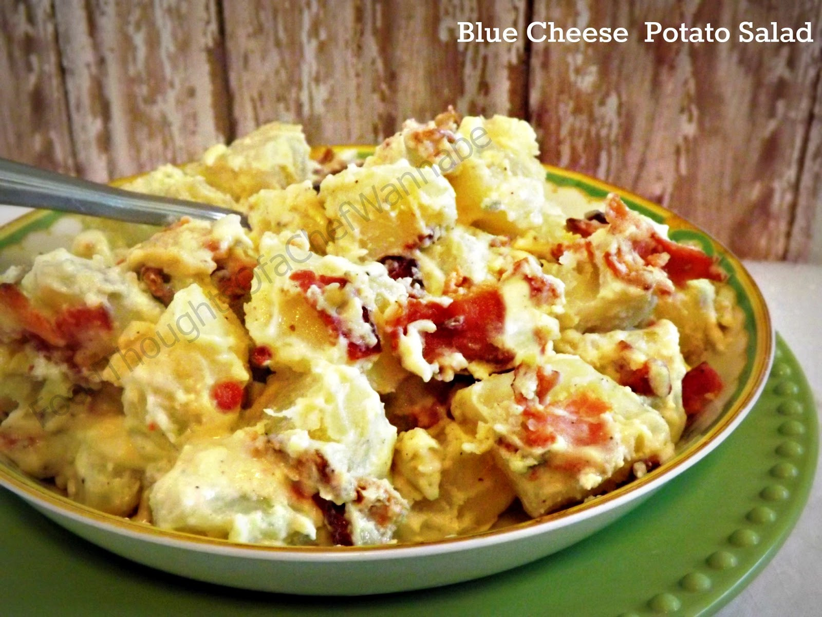 Blue Cheese Potato Salad
 FoodThoughts aChefWannabe Blue Cheese Potato Salad