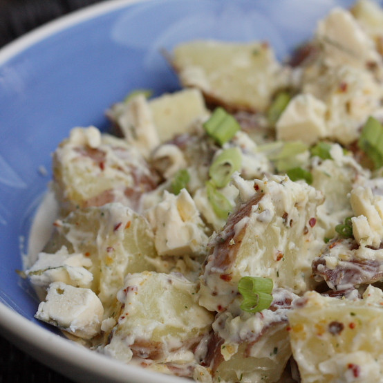 Blue Cheese Potato Salad
 Loaded Blue Cheese Potato Salad — Mmm… is for Mommy