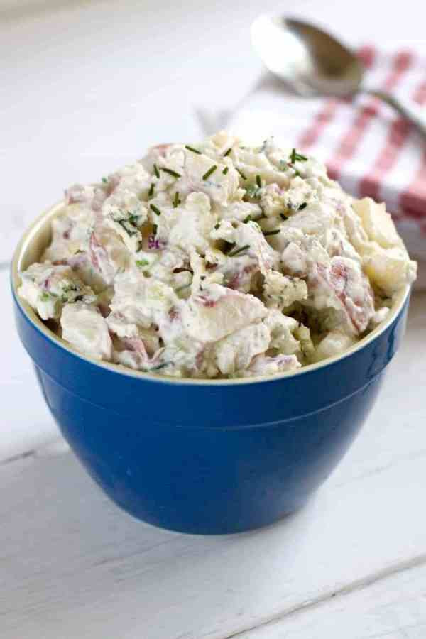 Blue Cheese Potato Salad
 Blue Cheese Potato Salad with Chives The Real Food