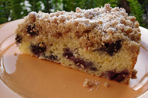 Blueberry Crumb Cake
 Food Librarian