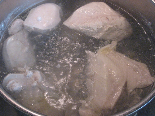 Boil Chicken Breasts
 Boiling Frozen Chicken