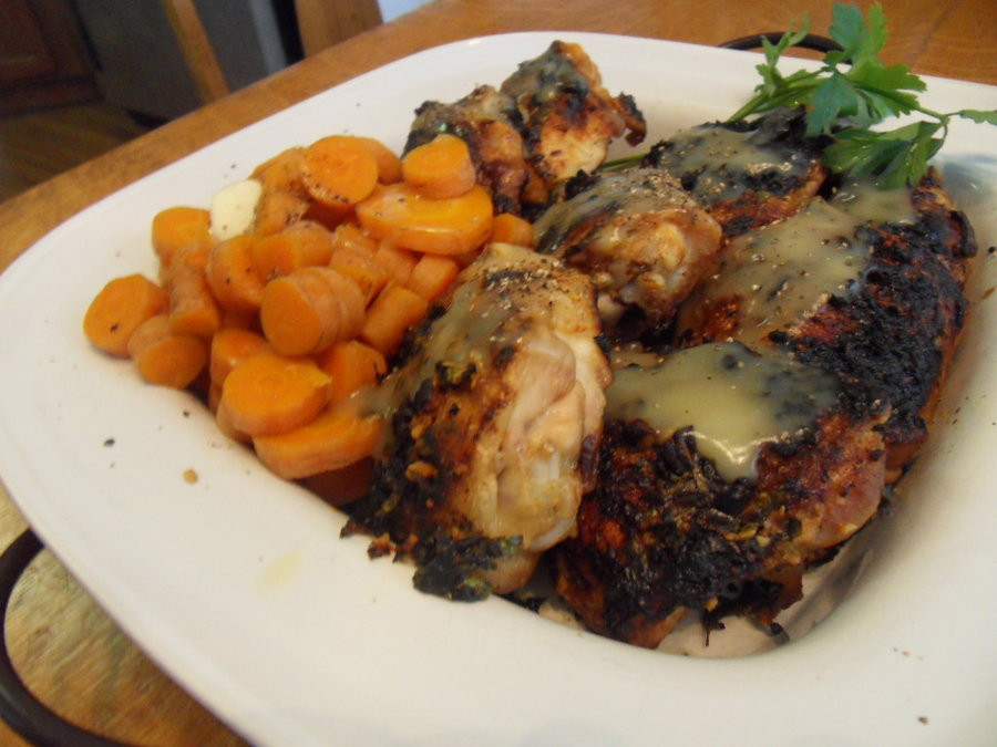 Boiled Chicken Thighs
 Lemon Broiled Chicken Thighs by Ekow2286 on DeviantArt