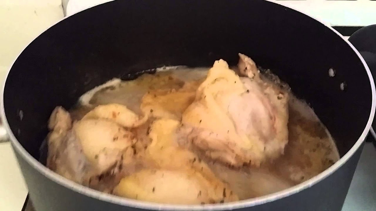 Boiled Chicken Thighs
 Meals in under an hour Boiled Chicken thighs