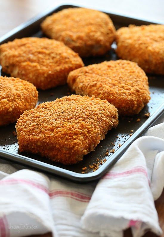 Boneless Pork Chops In Oven
 Oven "Fried" Breaded Pork Chops