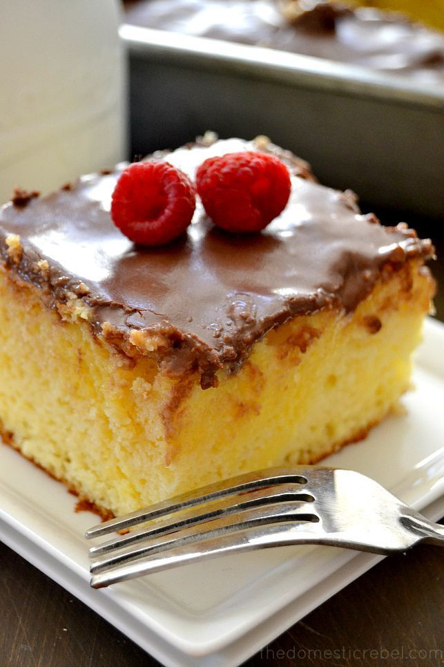 Boston Cream Pie Poke Cake
 Boston Cream Pie Poke Cake Recipe