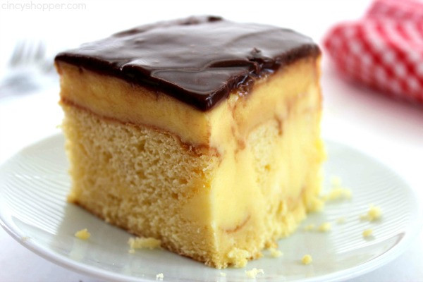 Boston Cream Pie Poke Cake
 boston cream cake