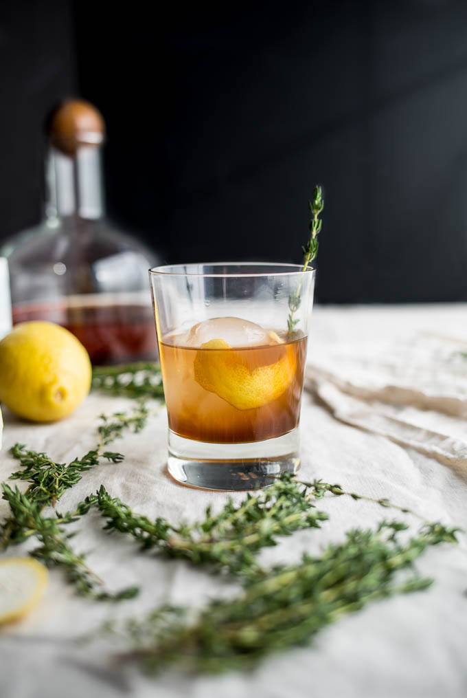 Bourbon Mixed Drinks
 Bourbon Thyme Cocktail – Salted Plains