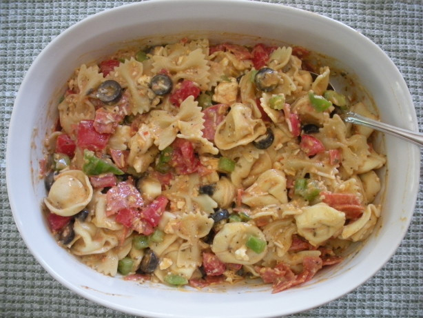 Bowtie Pasta Salad
 Tortellini And Bow Tie Pasta Salad Recipe Food