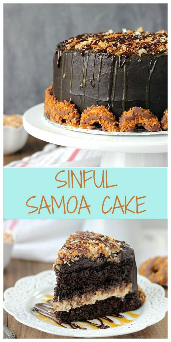 Box Chocolate Cake Mix Recipes
 Sinful Samoa Cake Recipe