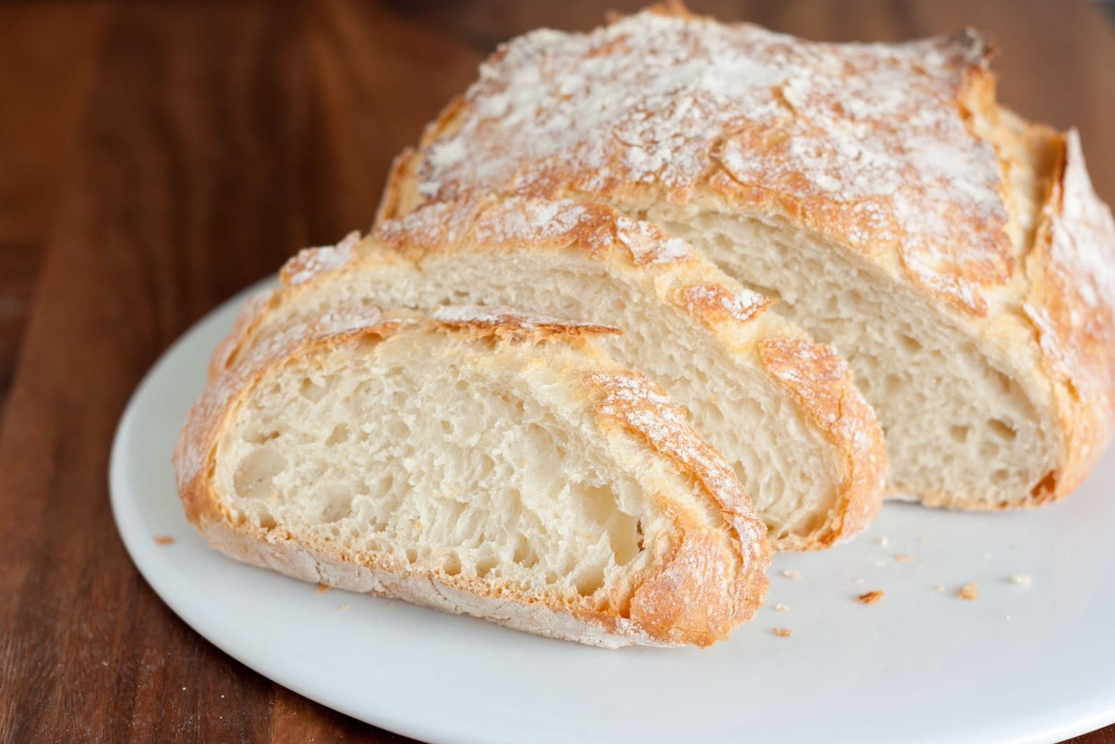 Bread Recipe No Yeast
 Crusty Rustic Bread It s No Knead  Cooking Classy