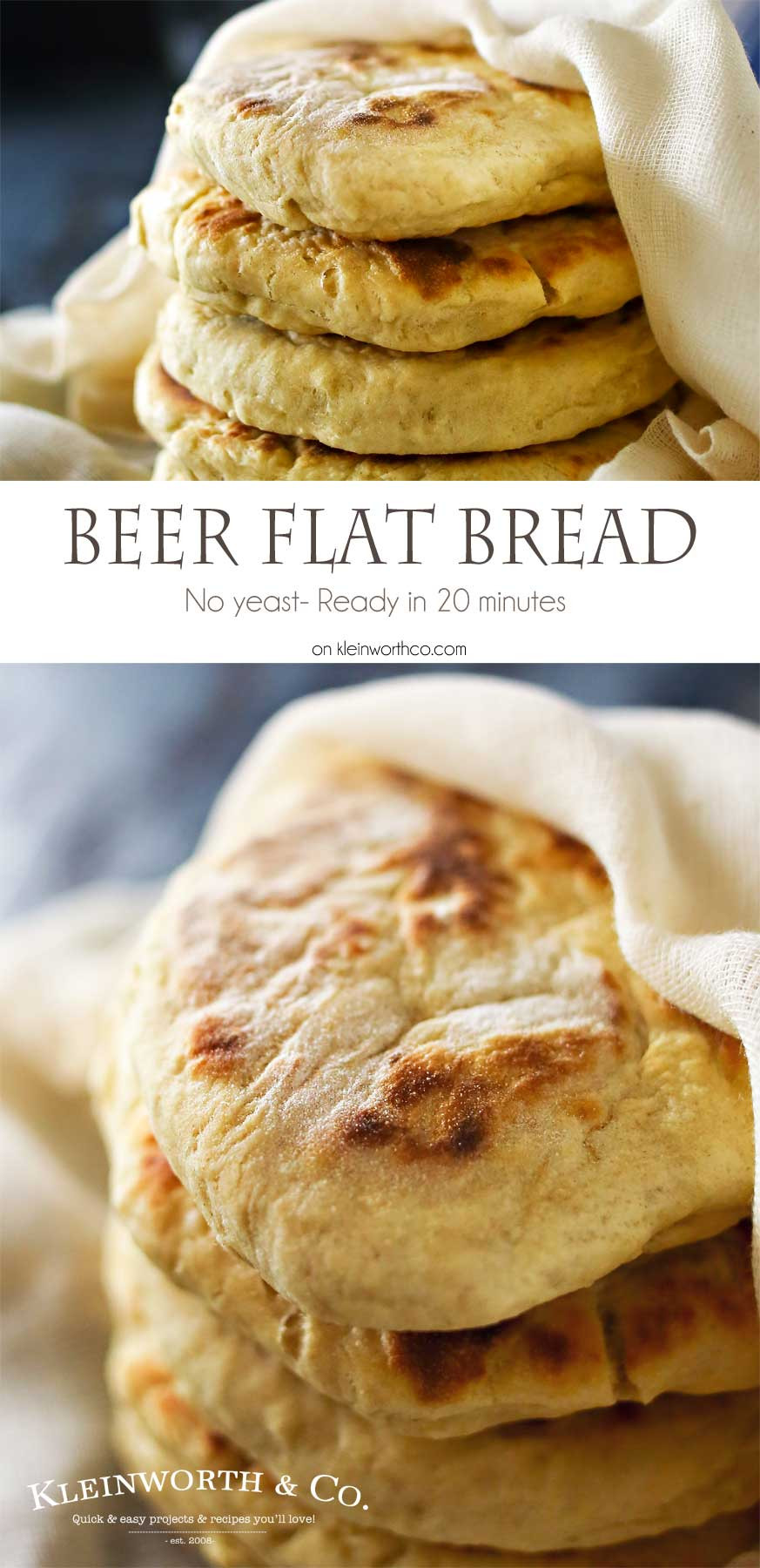 Bread Recipe No Yeast
 Quick Beer Flat Bread Kleinworth & Co