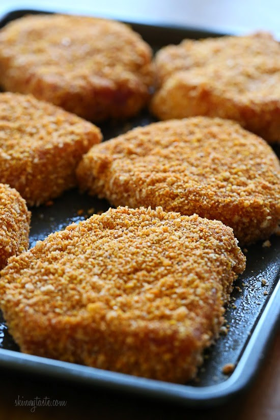 Breaded Pork Chops
 Oven “Fried” Breaded Pork Chops