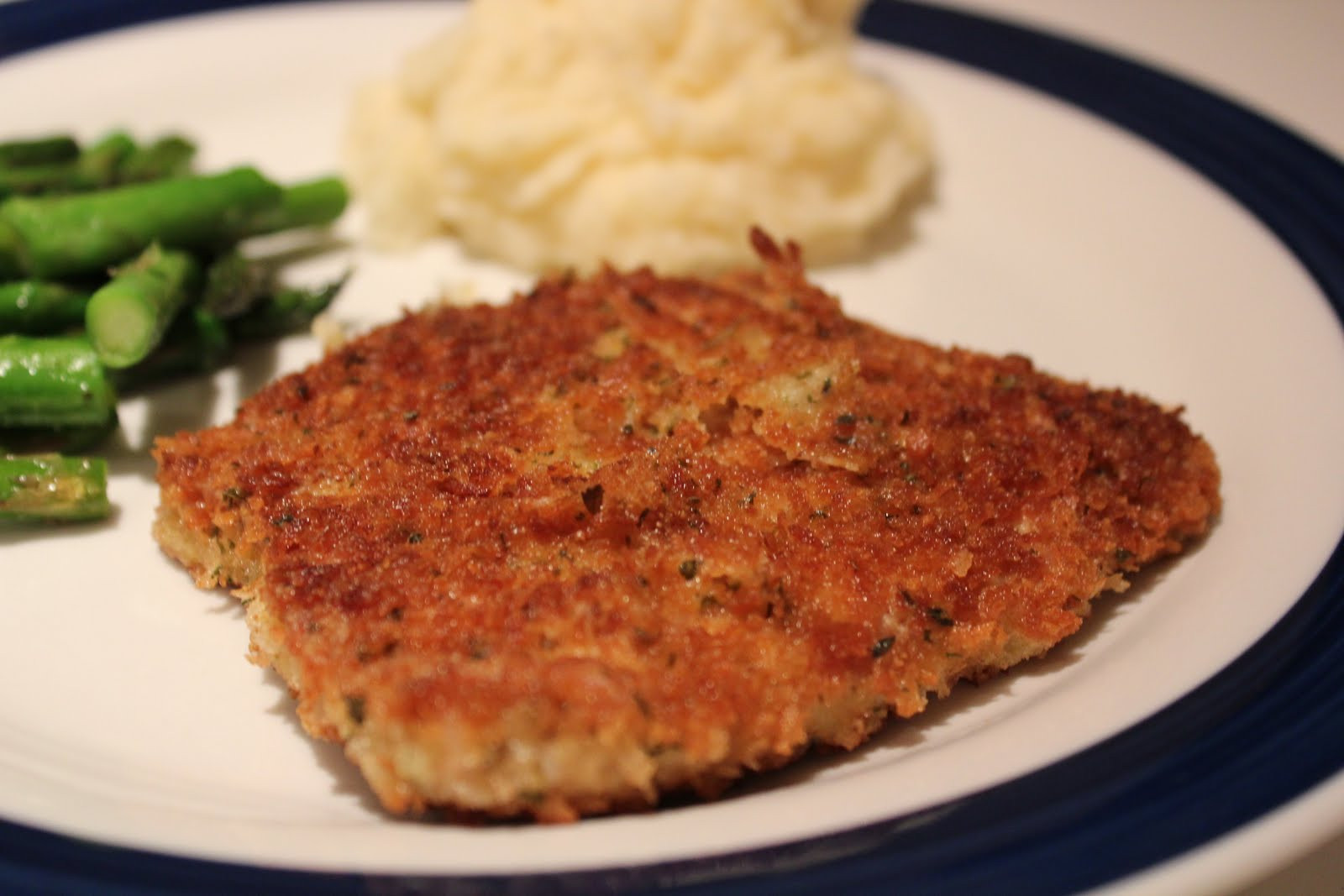 Breaded Pork Chops
 Near to Nothing Breaded Pork Chops