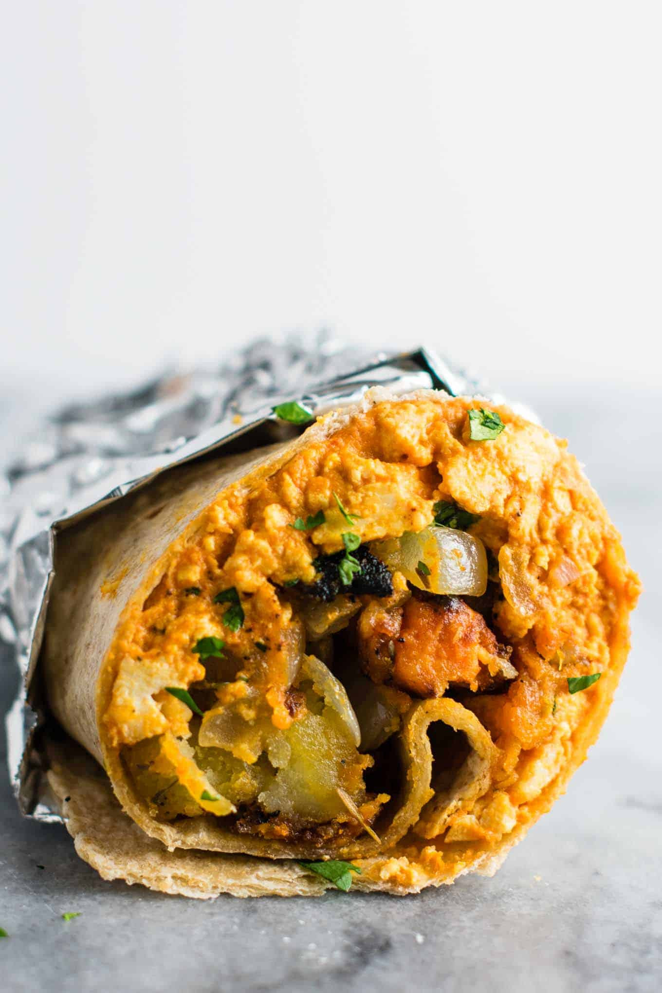 Breakfast Burritos Recipes
 Vegan Breakfast Burrito Recipe with scrambled tofu and