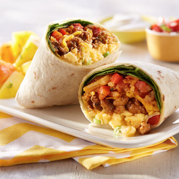 Breakfast Burritos Recipes
 Loaded Breakfast Burritos Recipe