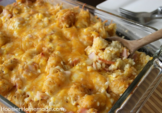 Breakfast Casserole With Tater Tots
 Tater Tot Breakfast Casserole Hoosier Homemade