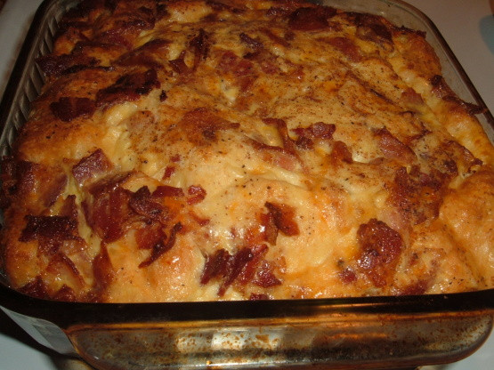 Breakfast Casserole Without Eggs
 egg bake with bacon