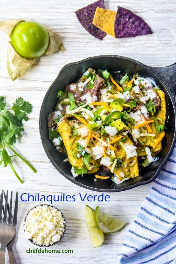 Breakfast Chilaquiles Recipe
 Breakfast Chilaquiles Verde Roasted Tomatillos Salsa