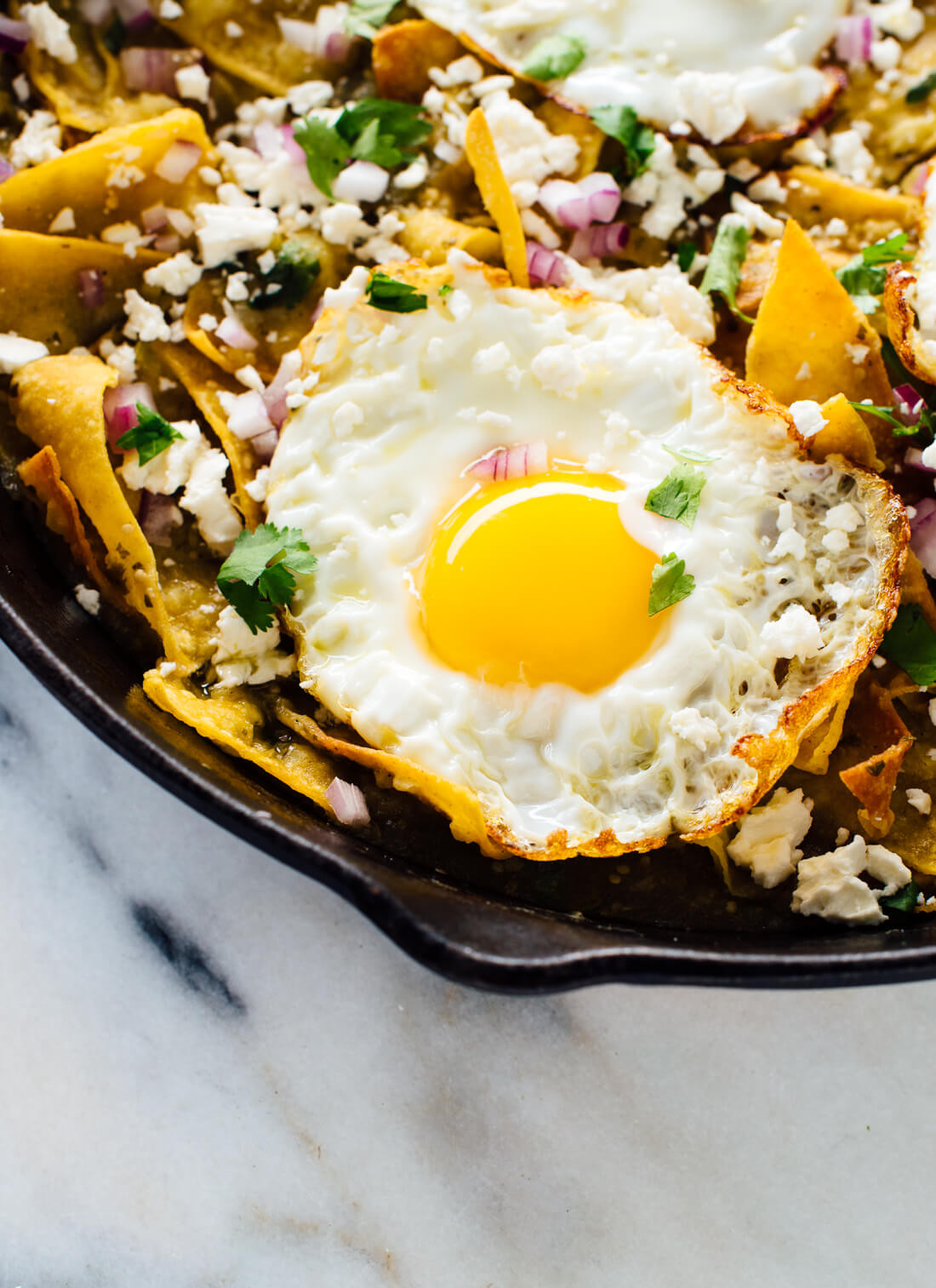 Breakfast Chilaquiles Recipe
 Chilaquiles Verdes with Baked Tortilla Chips Cookie and Kate