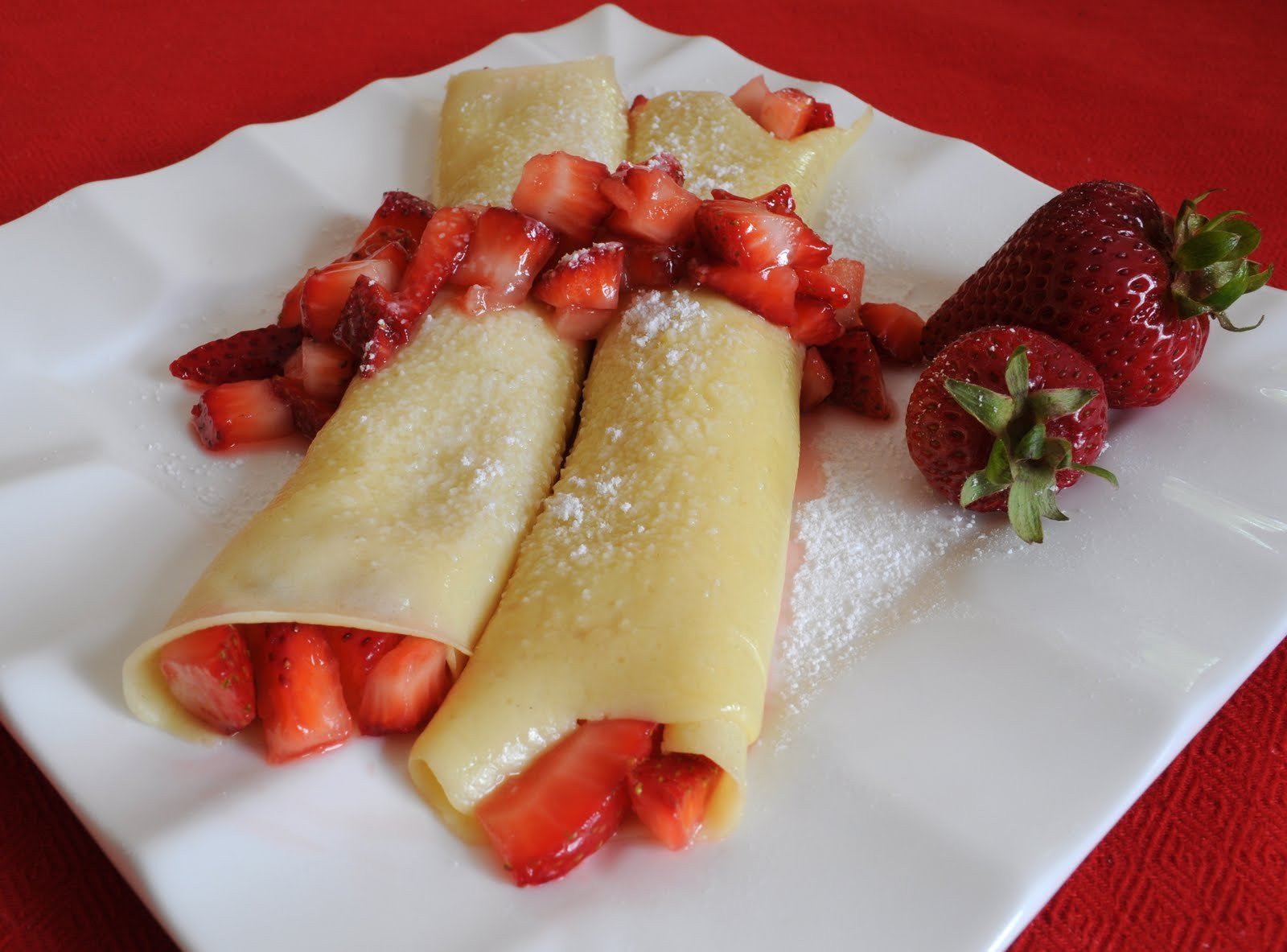 Breakfast Crepe Recipe
 Strawberry Crepes