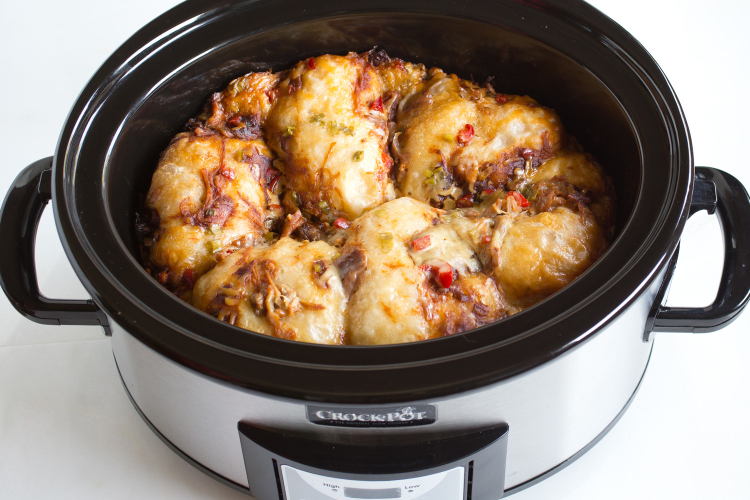 Breakfast Crockpot Recipe
 Slow Cooker Pulled Pork Biscuit Breakfast Casserole