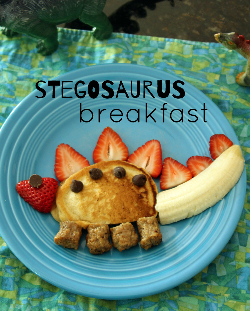 Breakfast For Kids
 Silly Kid Friendly Stegosaurus Breakfast