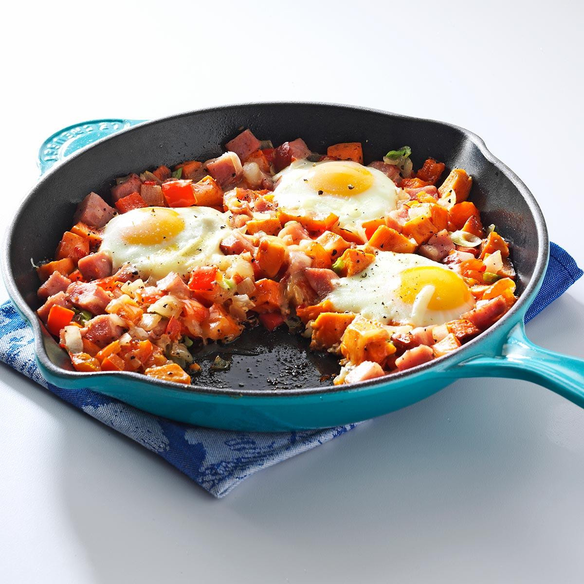 Breakfast Hash Recipe
 Sweet Potato and Ham Hash Recipe