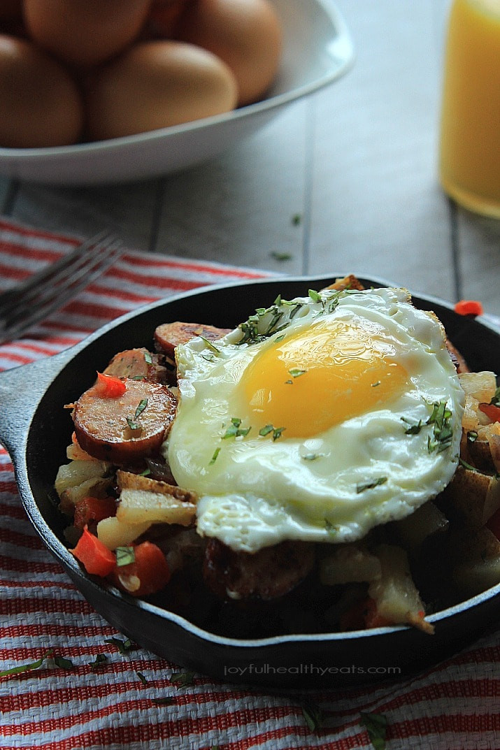 Breakfast Hash Recipe
 Chicken Sausage Pepper Potato Hash Gluten Free