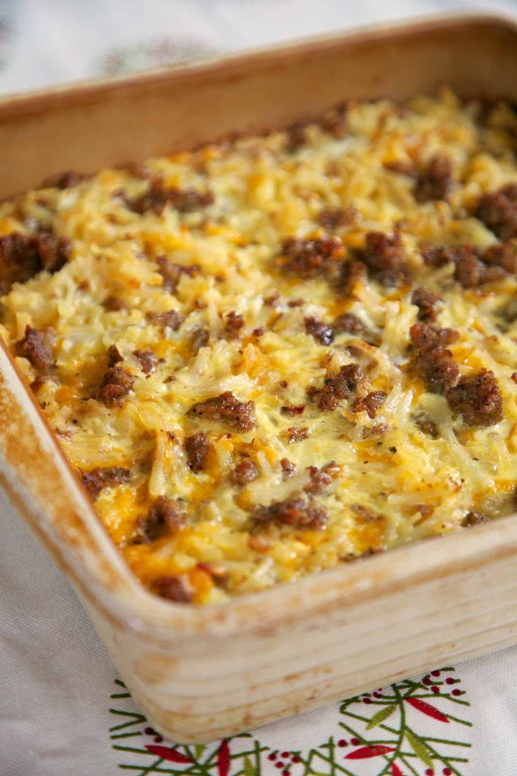 Breakfast Hash Recipe
 Sausage Hash Brown Breakfast Casserole