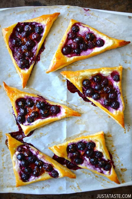 Breakfast Pastries Recipes
 Blueberry Cream Cheese Pastries