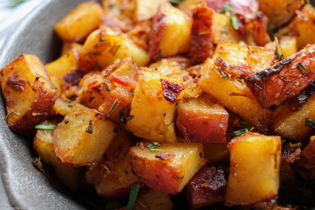 Breakfast Red Potatoes
 Oven Roasted Breakfast Potatoes The Chunky Chef