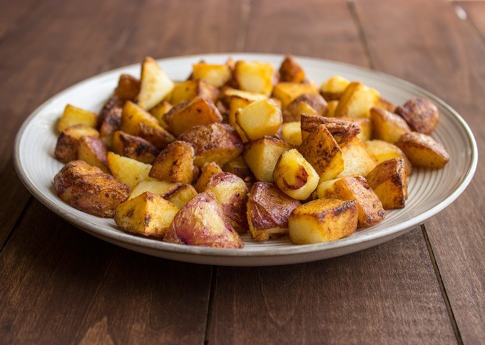 Breakfast Red Potatoes
 Crispy Red Breakfast Potatoes Handful of Raspberries