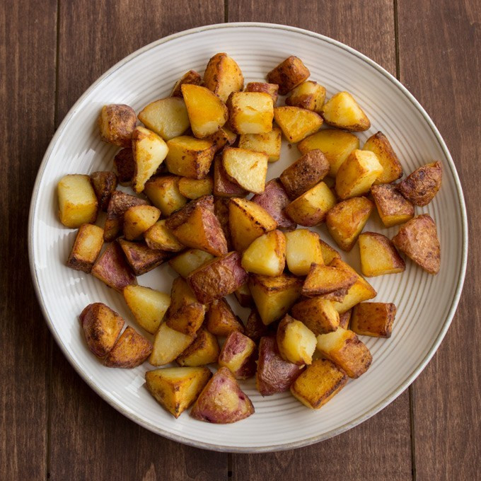 Breakfast Red Potatoes
 Crispy Red Breakfast Potatoes Handful of Raspberries