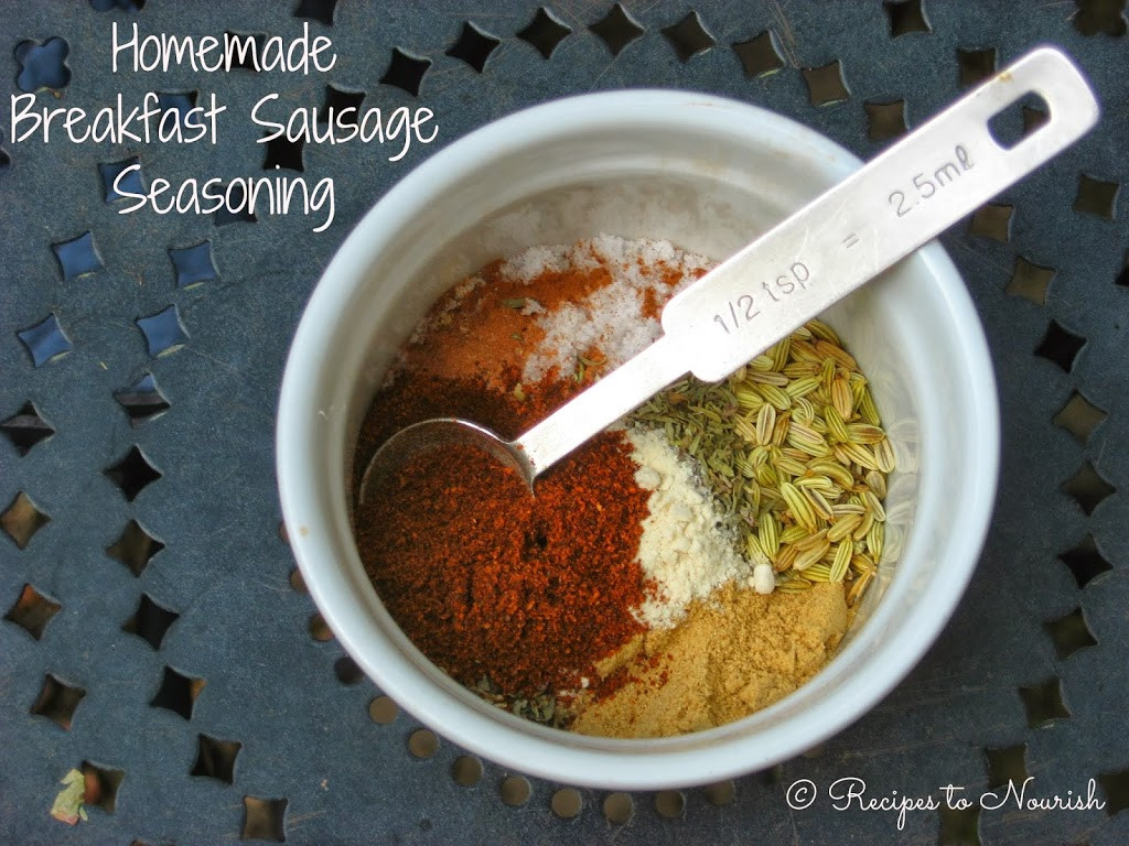 Breakfast Sausage Recipe
 Homemade Breakfast Sausage Seasoning Recipes to Nourish