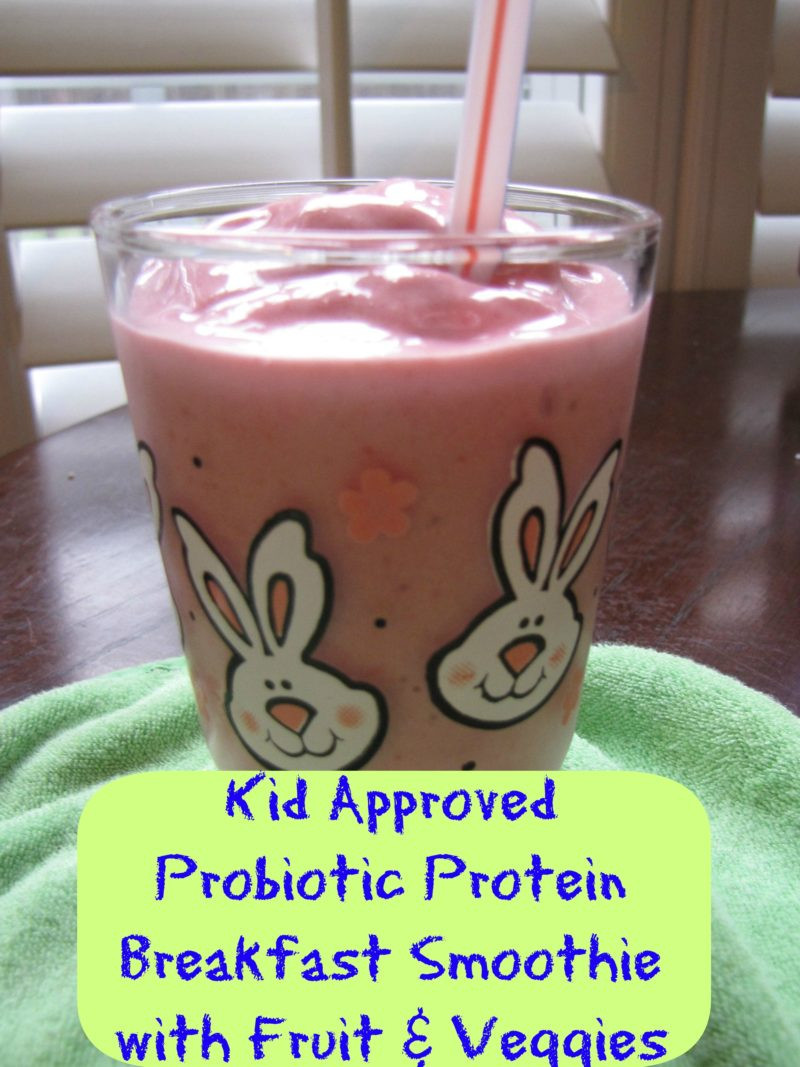 Breakfast Smoothies For Kids
 Kid Approved Probiotic Protein Breakfast Smoothie