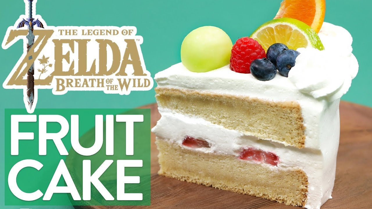 Breath Of The Wild Cake Recipe
 HOW TO MAKE ZELDA FRUITCAKE Breath of the Wild NERDY